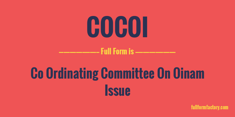 cocoi-full-form