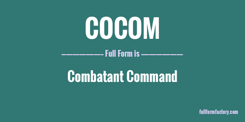 cocom-full-form