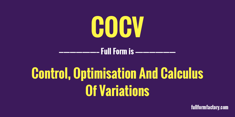 cocv-full-form