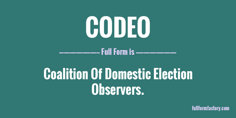 codeo-full-form