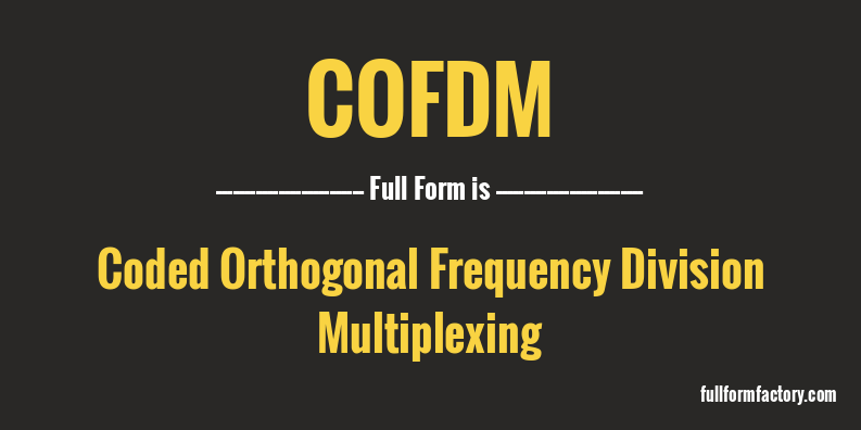 cofdm-full-form