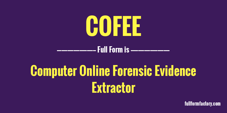 cofee-full-form