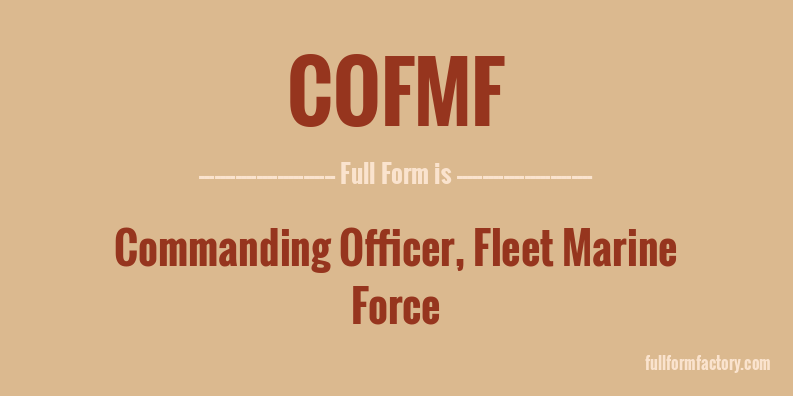 cofmf-full-form