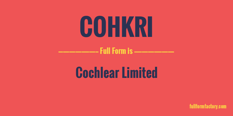 cohkri-full-form