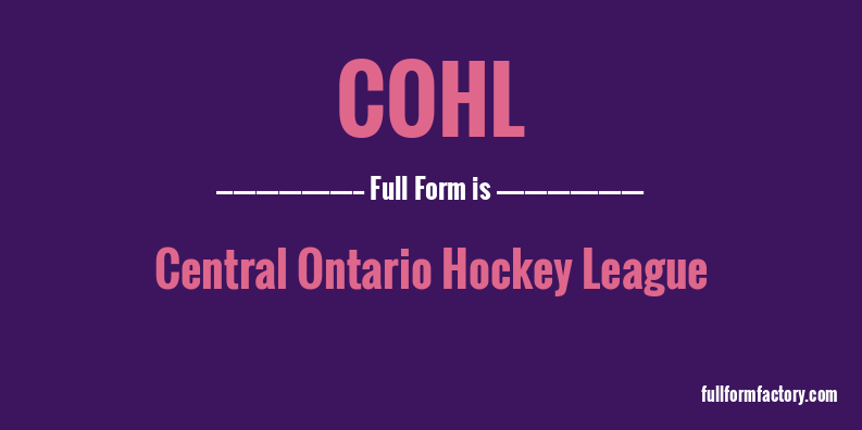 cohl-full-form