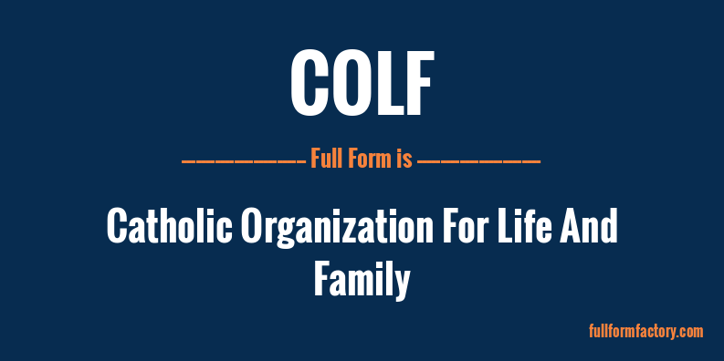 colf-full-form