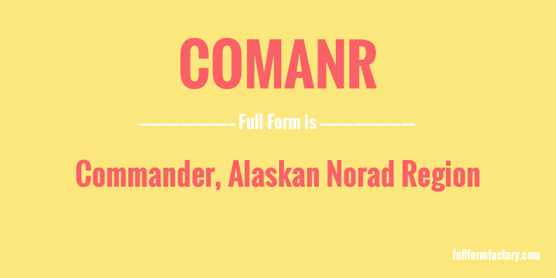 comanr-full-form