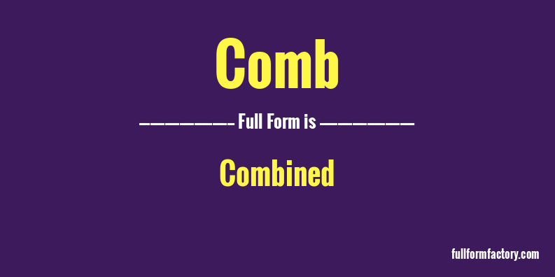 comb-full-form