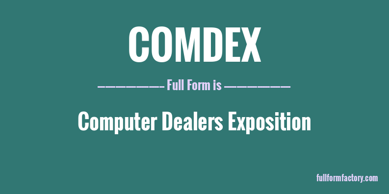 comdex-full-form