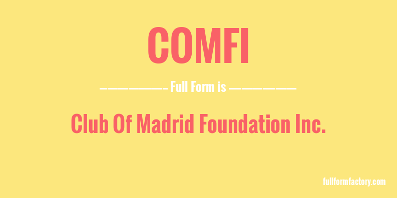 comfi-full-form