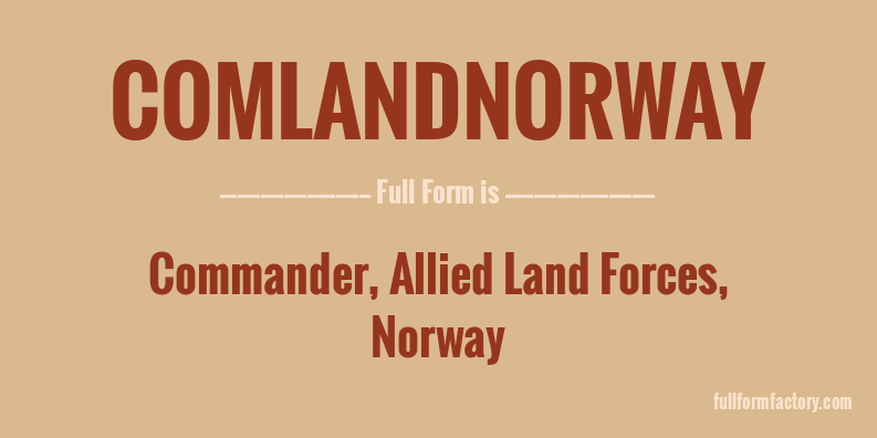 comlandnorway-full-form