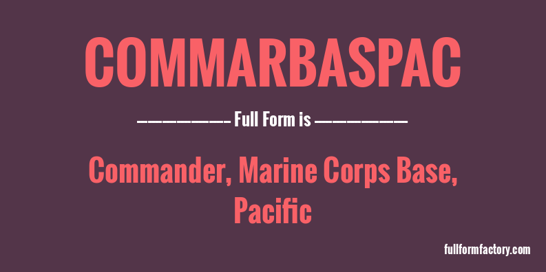 commarbaspac-full-form