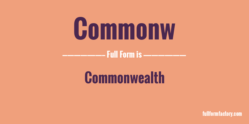 commonw-full-form