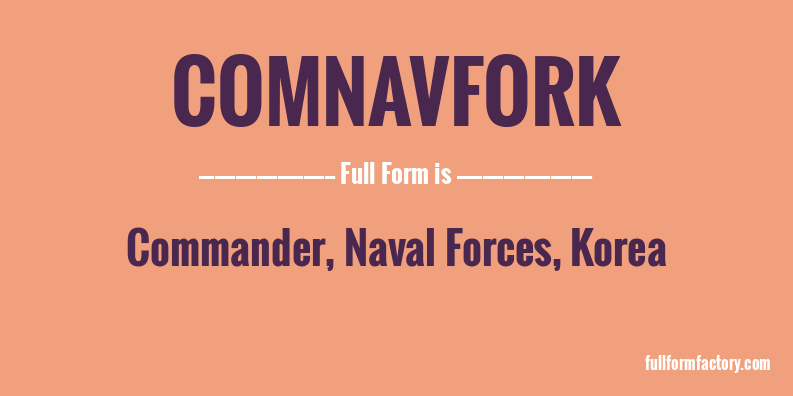 comnavfork-full-form