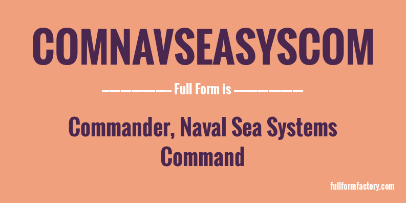 comnavseasyscom-full-form
