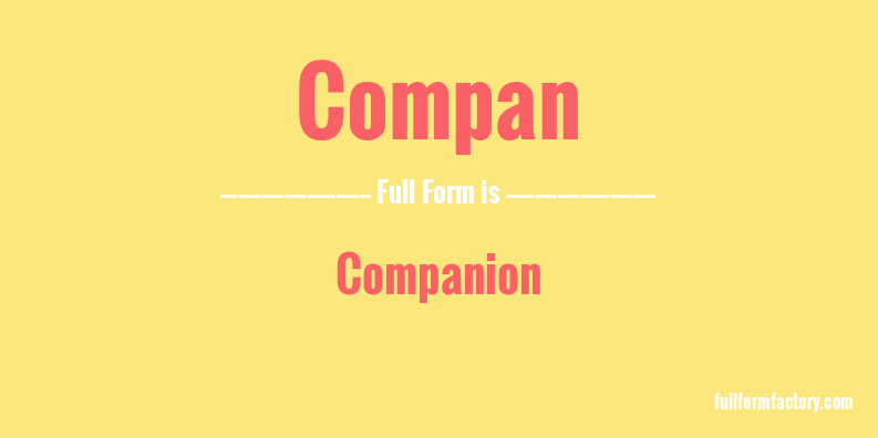 compan-full-form