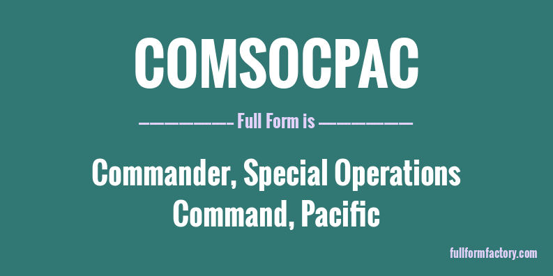 comsocpac-full-form