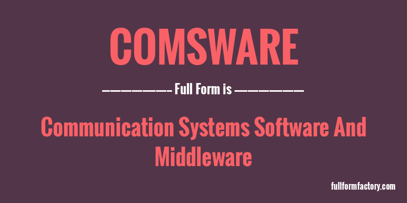 comsware-full-form