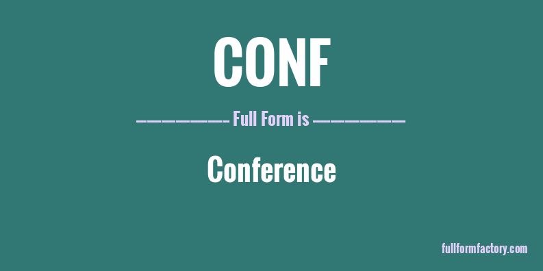 conf-full-form
