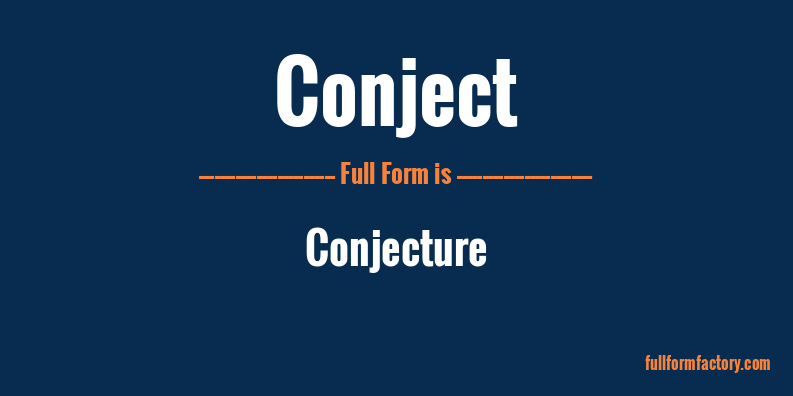 conject-full-form