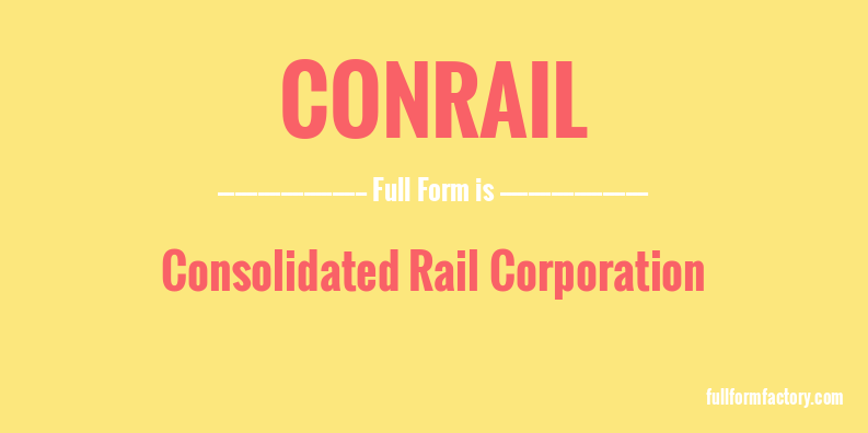 conrail-full-form
