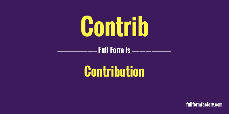 contrib-full-form