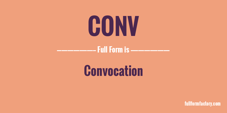 conv-full-form