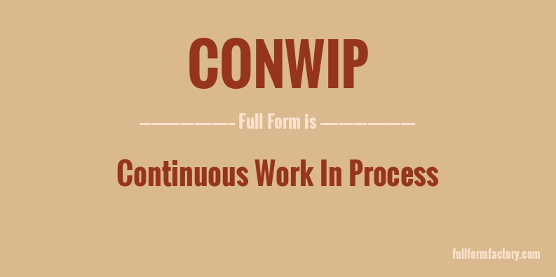 conwip-full-form