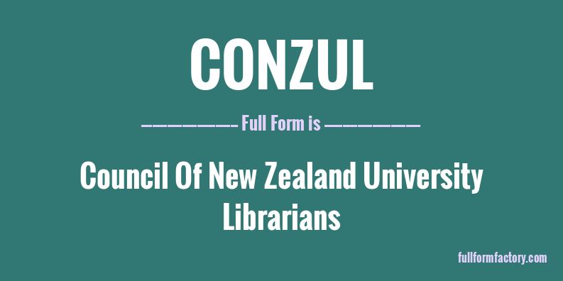 conzul-full-form