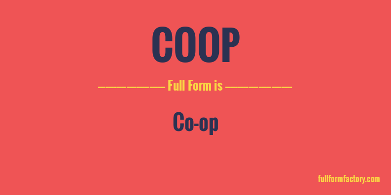 coop-full-form