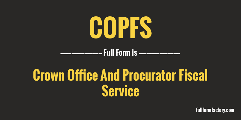 copfs-full-form