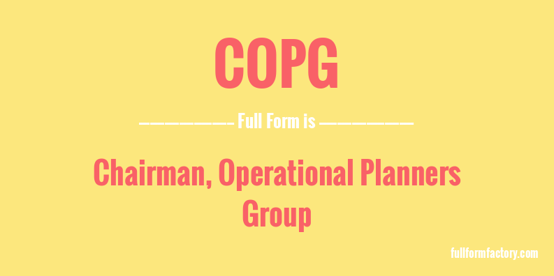 copg-full-form