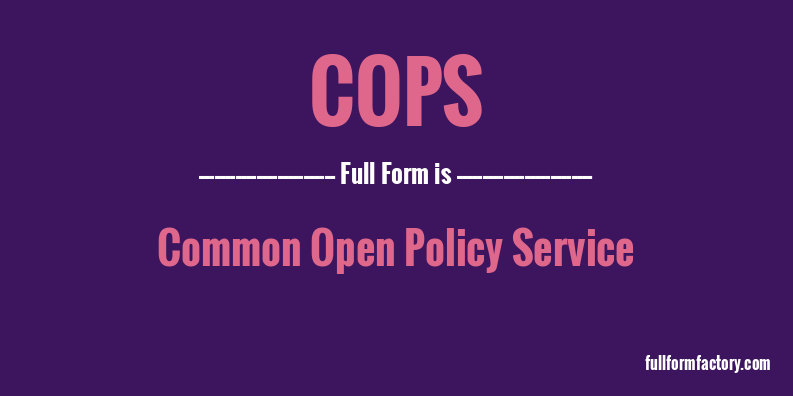 cops-full-form