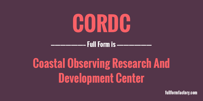 cordc-full-form