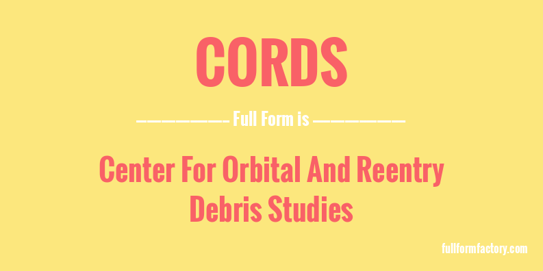 cords-full-form