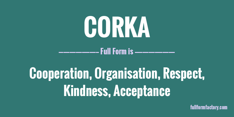 corka-full-form