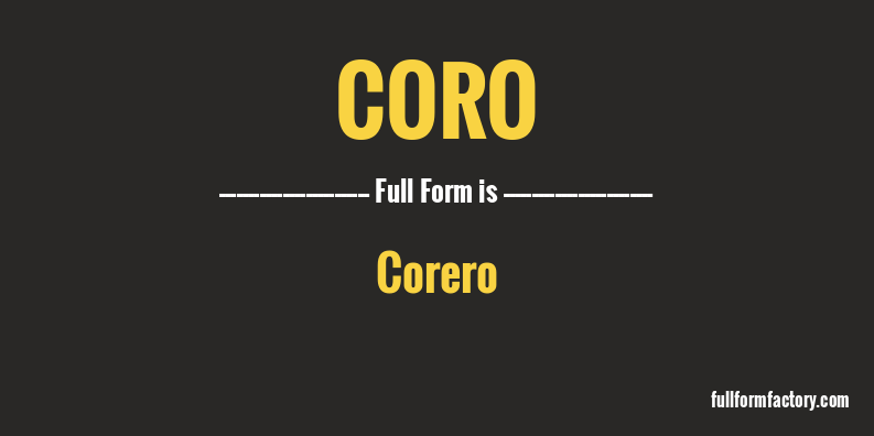 coro-full-form