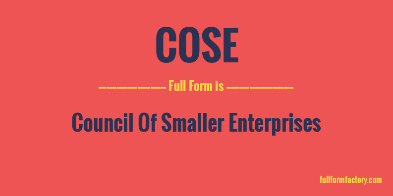cose-full-form