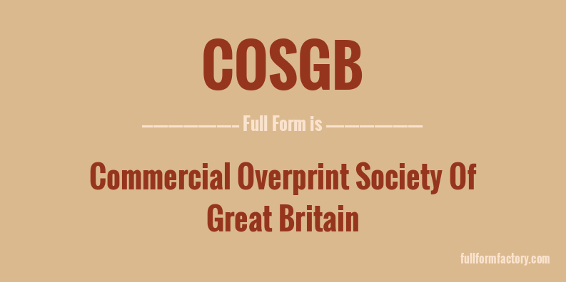 cosgb-full-form