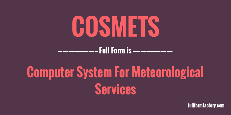 cosmets-full-form