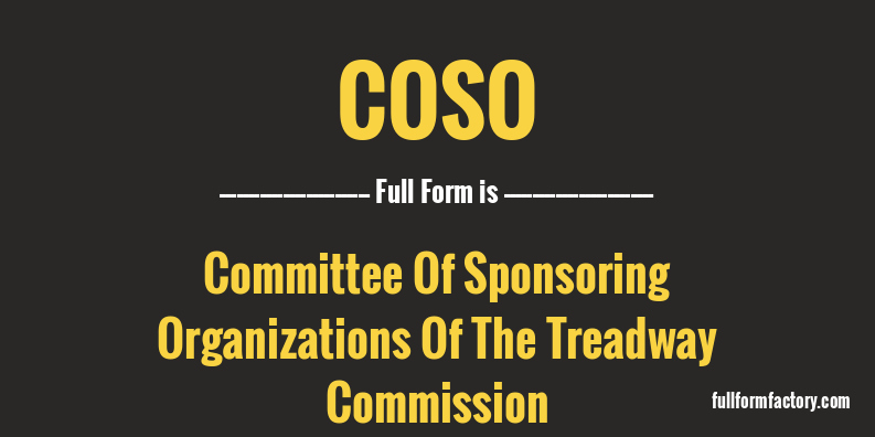 coso-full-form