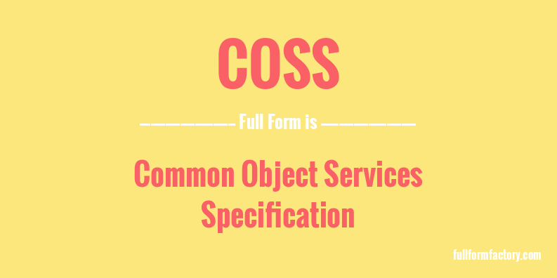 coss-full-form
