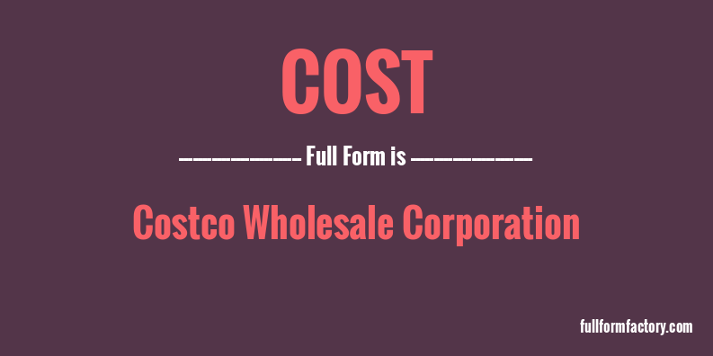 cost-full-form