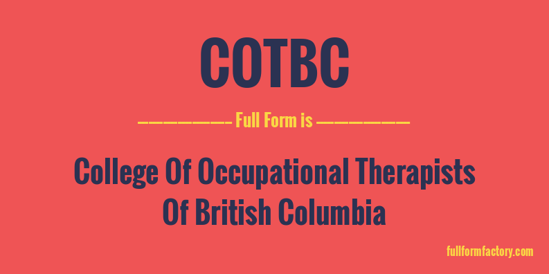 cotbc-full-form