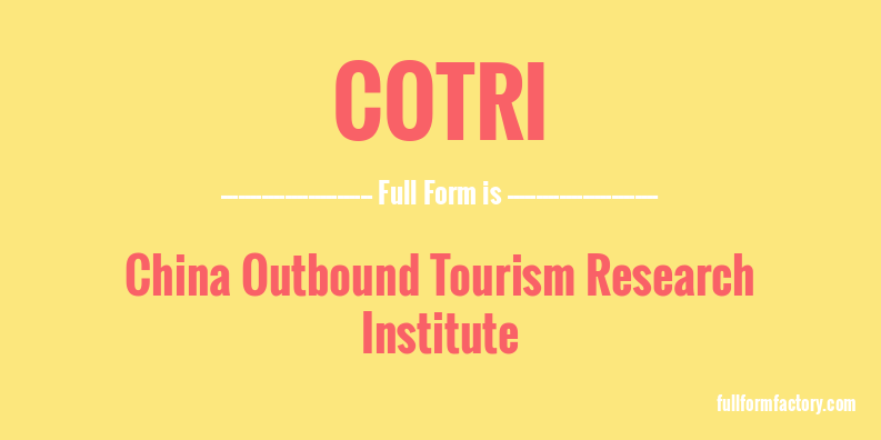 cotri-full-form