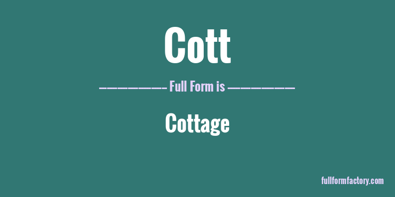 cott-full-form