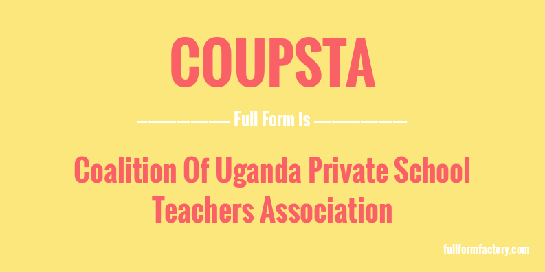 coupsta-full-form