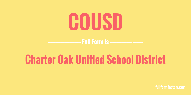 cousd-full-form
