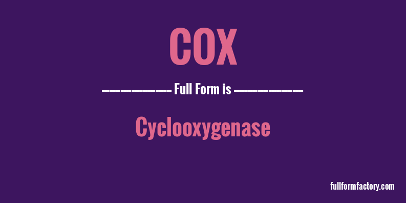 cox-full-form