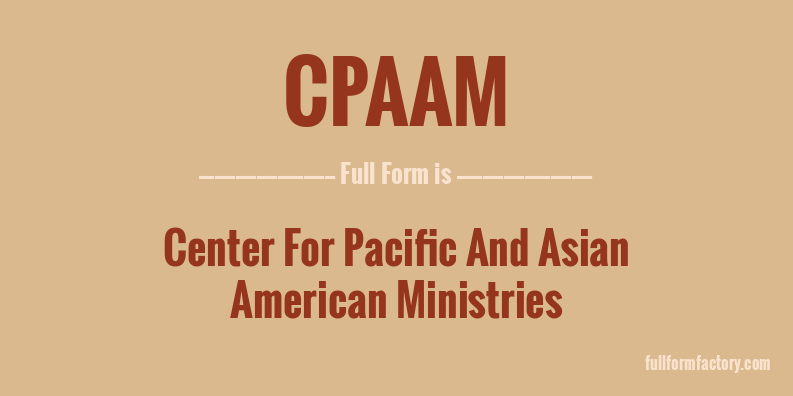 cpaam-full-form
